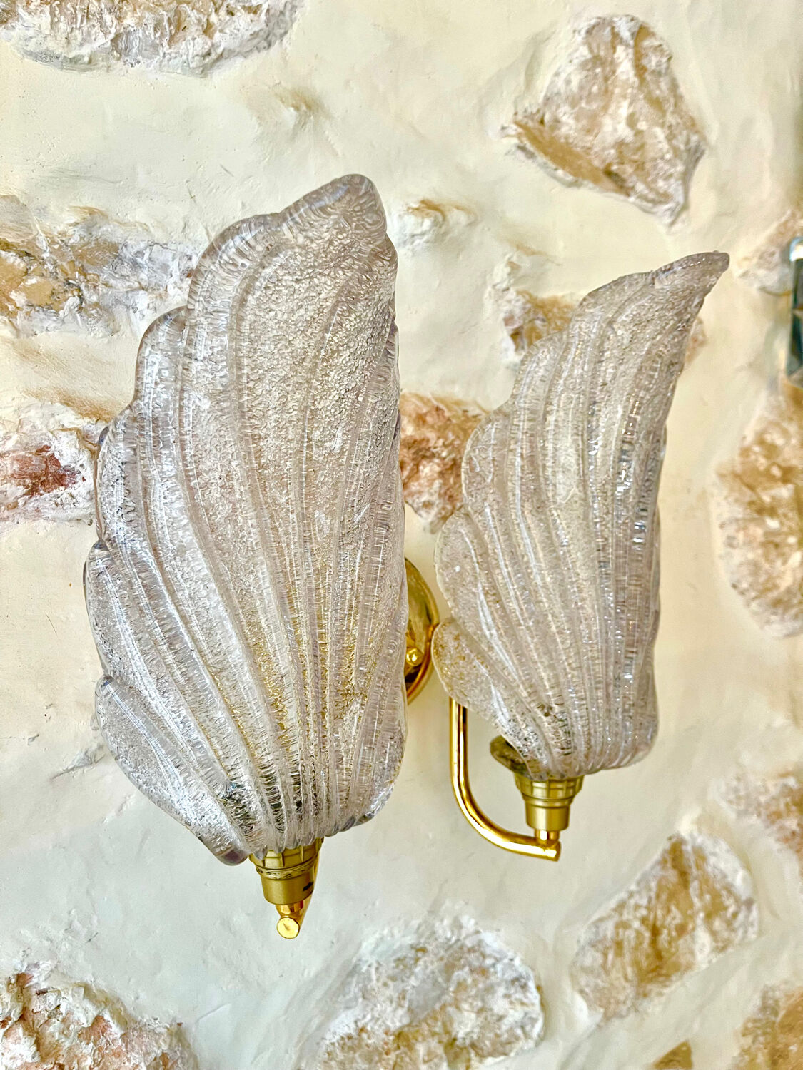 Carl Fagerlund by Orrifors double wall lamp, 1980s