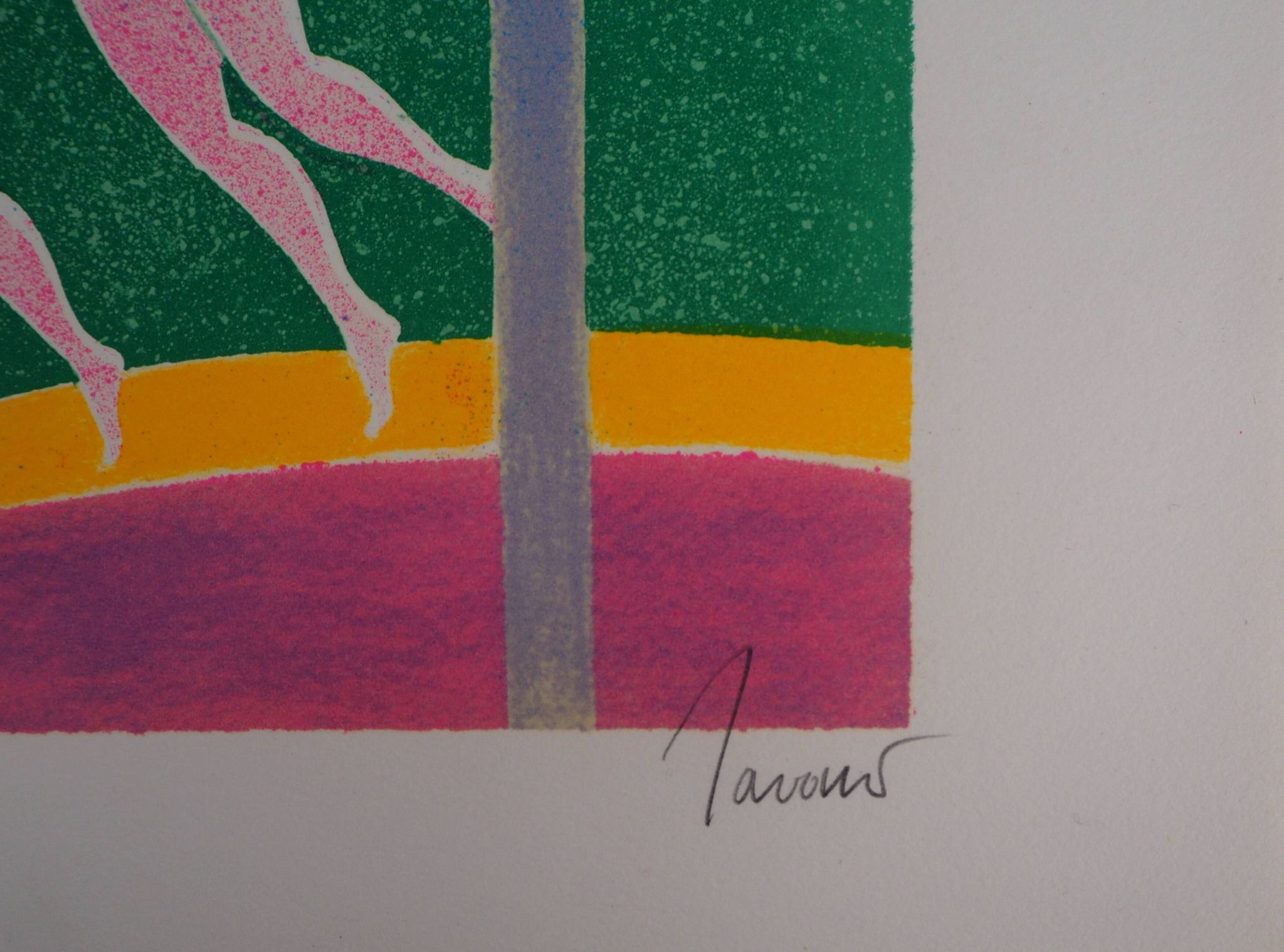 Albert zavaro : les trois grâces - lithographie originale signée