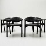 1986s Set of 4 vintage chairs 'Ds-203/01' by Ludwig Roner for De Sede