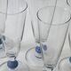Set of 5 Murano glass glasses, circa 1970.