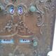 Perpetual calendar Napoleon III . Brass wood enamelled metal. Chimera.