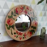 Vintage English style round mirror