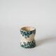 egg cup in blue Iron Earth late 19th century