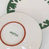 Assiette moyenne - Cinéraria bordure Vert