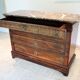 Parisian chest of drawers in mahogany, Charles X style, nineteenth.