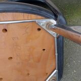 1 chaise noire 1960/70