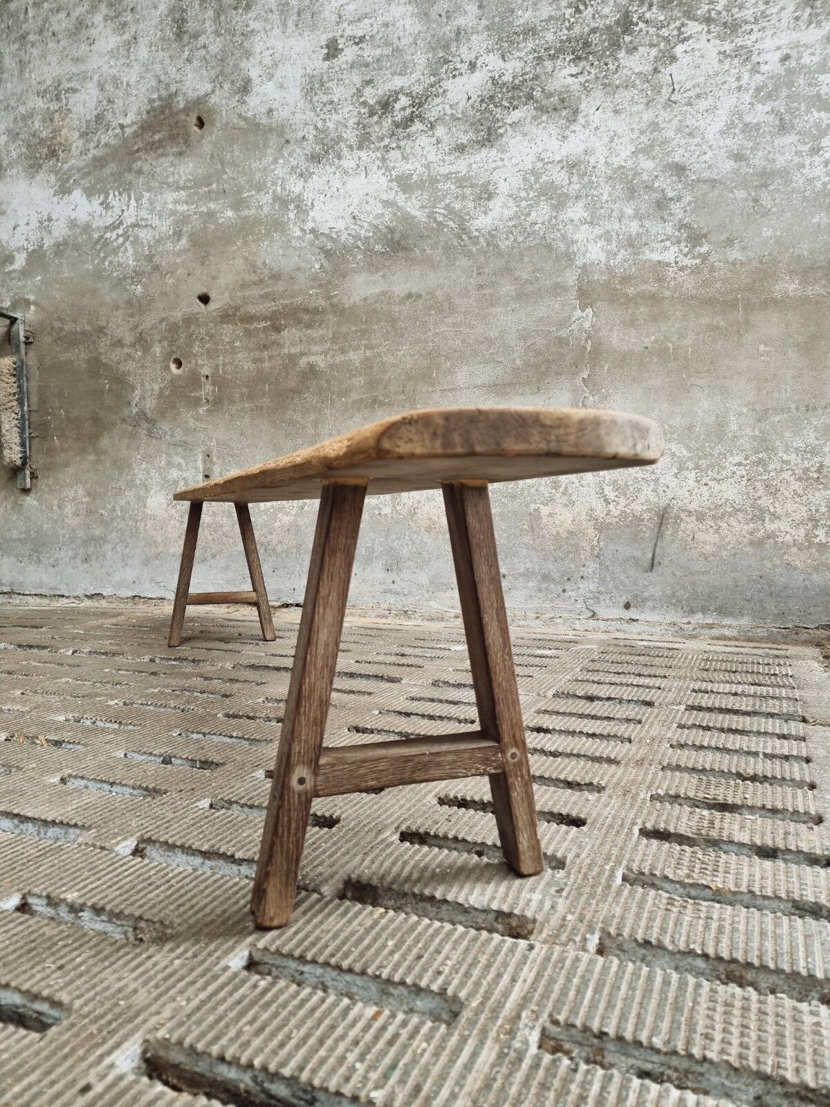 Antique table bench side table