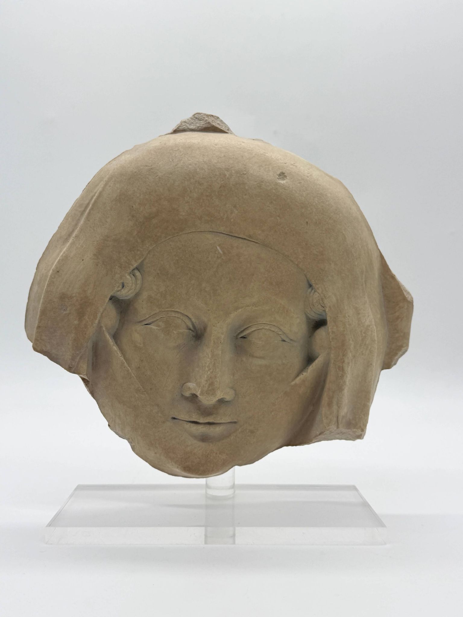 Masque de femme XIVe – reproduction musée du Louvre