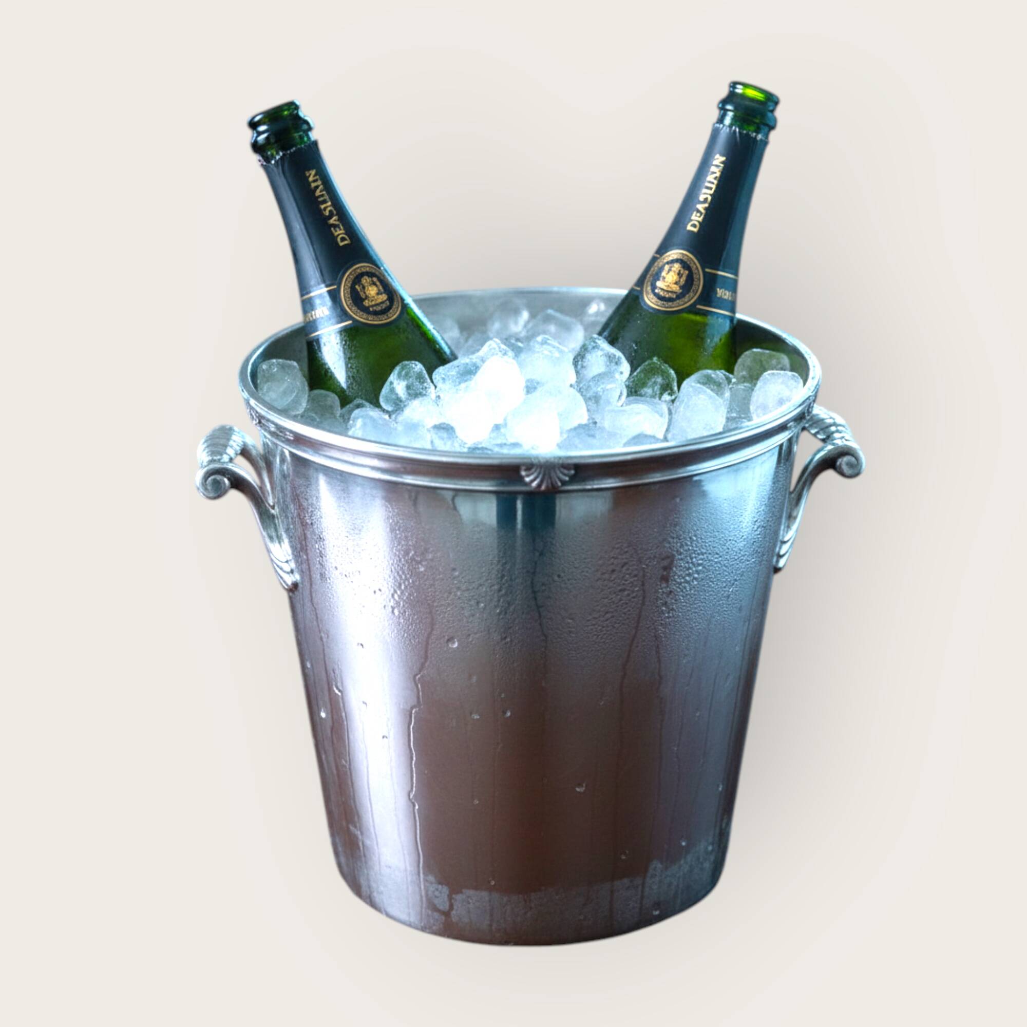 Ercuis silver-plated champagne bucket, France 1950s