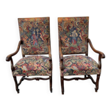 Authentic Regency armchair pair