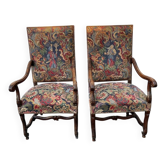 Paire de fauteuils Régence authentique