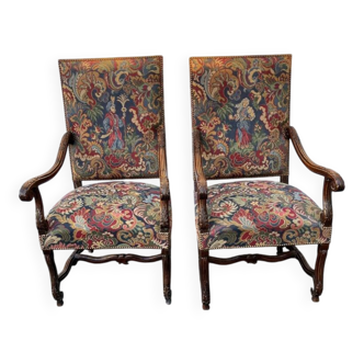 Authentic Regency armchair pair