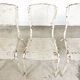 Set of three vintage industrial bistro chairs by Matieu Matego