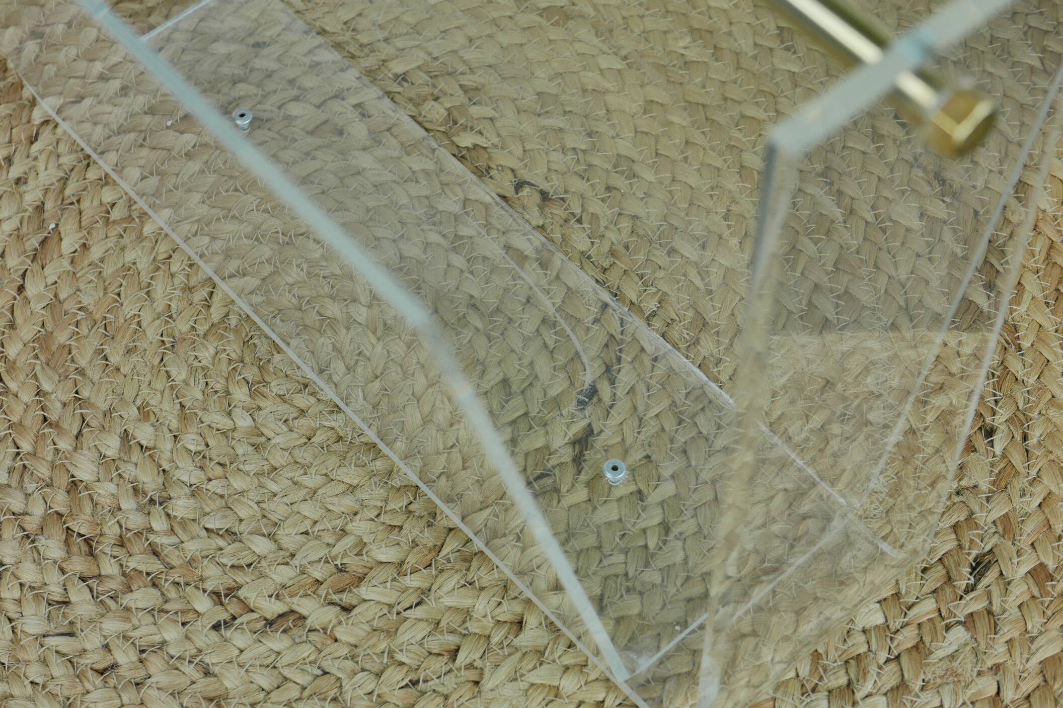 Roche Bobois plexiglass magazine rack 70