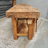 Old workbench side table bathroom furniture 48 x 193 cm