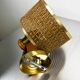 Vintage rattan & wood wall sconce, Italy, 1970s