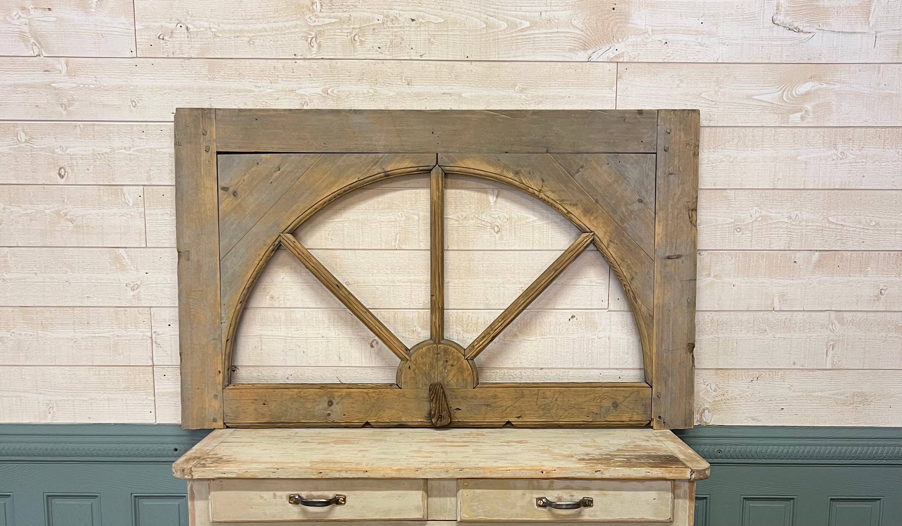 Patinated pine mirror frame no.