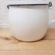 Enamelled sheet metal bucket