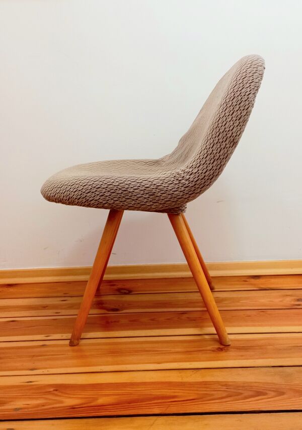 Ensemble de 4 chaises par Miroslav Navratil, Tchécoslovaquie, années 1960