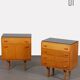 Pair of nightstands produced by Novy Domov, 1970