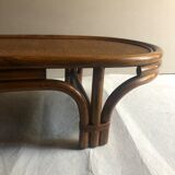 Rattan coffee table