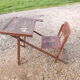 School desk Art-nouveau folding