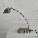 Articulated desk lamp in chrome metal