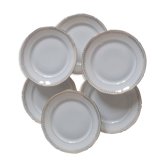 Service of 6 Limoges porcelain plates