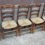 Set of 6 antique chairs