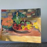 Still life painting oil on canvas