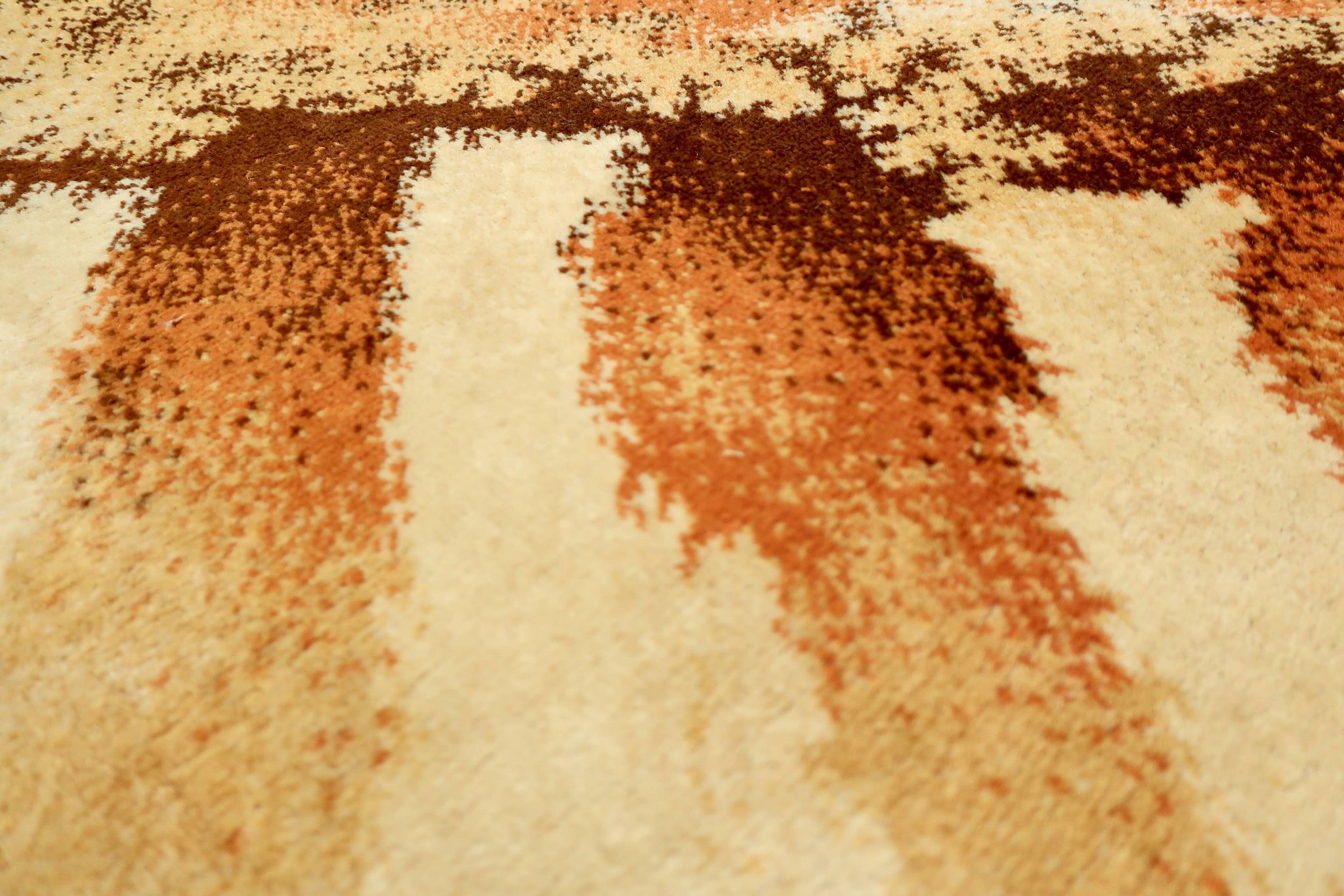 1970's Design Carpet Pure Wool Velvet, "Amazone" Belgium, 2m x 2.90m, Very Good Condition