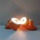 Paire lampes de tables vintage italiennes