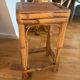 Vintage bamboo and rattan stool