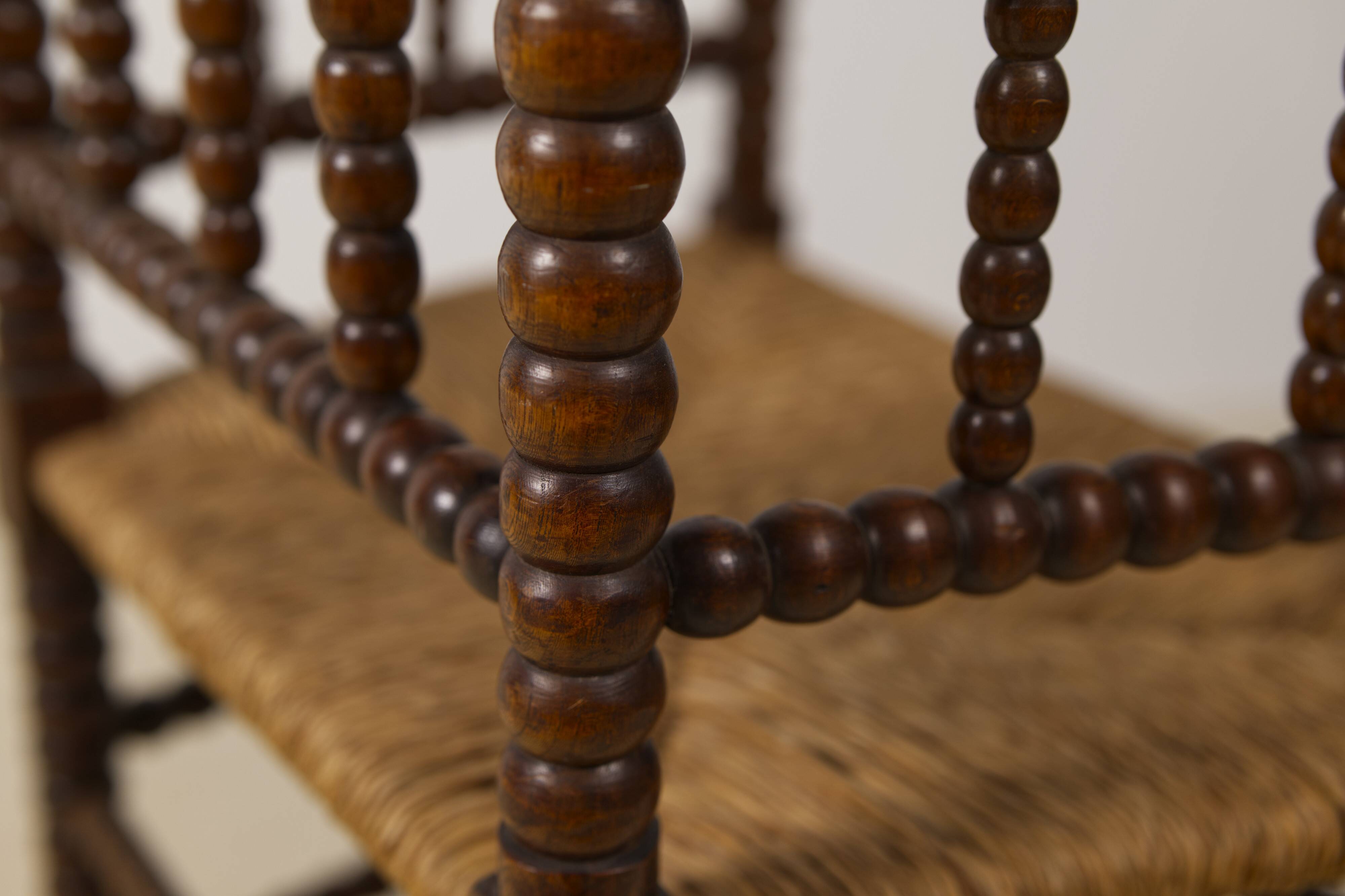 Chaise à bobines vintage