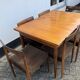Ensemble de salle à manger vintage Lubke 8 pièces