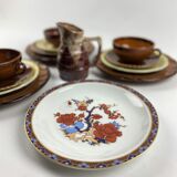 Service a the depareille - faïence, grès et porcelaine - 3 couverts -14 pièces
