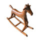 Wooden rocking horse