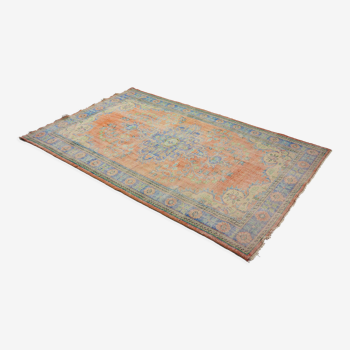 Anatolian handmade vintage rug 290 cm x 179 cm