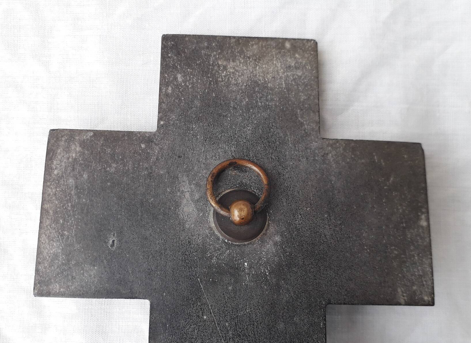 Blessed cross in cloisonné enamel