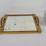 Plateau miroir apéritif 1960's