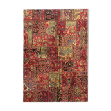 Vintage persian patchwork rug handwoven oriental wool living area rug- 179x245cm