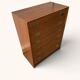 Vintage teak commode with brass handles (copy)