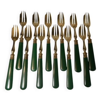 12 Dessert forks in their original box