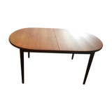 Table teak oval marked Troedz Nils Jonsson