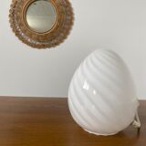 Lamp mini egg vintage glass of MURANO ITALY 1970