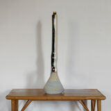 Large Verceram lamp in pearled and irired ceramic