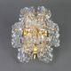 Pairs of crystal wall lights by Kinkeldey, Germany, 1970s