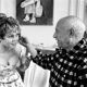 Photography, "Pablo Picasso and Brigitte Bardot", Vallauris, 1956 / 15 x 20 cm