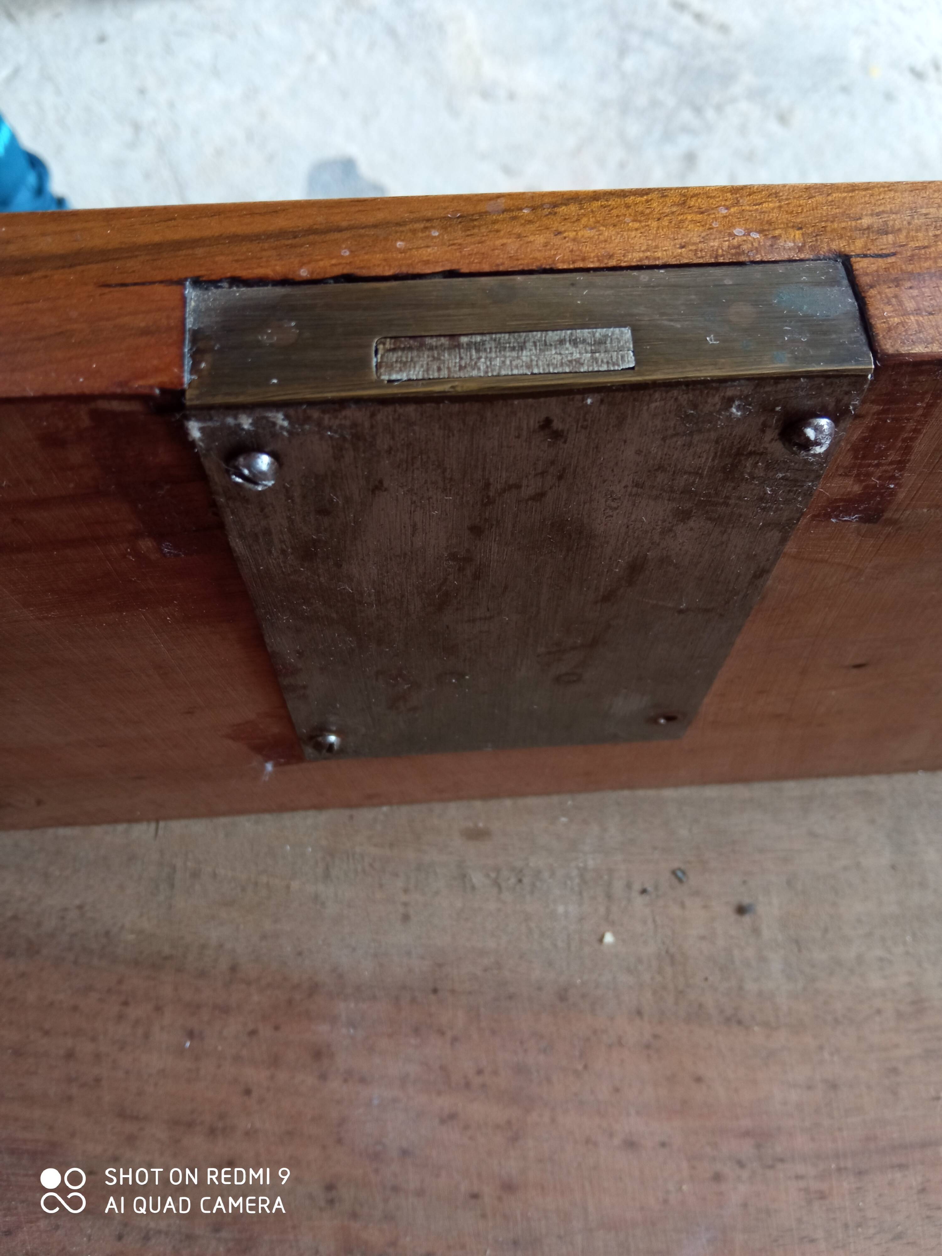 Walnut Louis Philippe writing chest of drawers