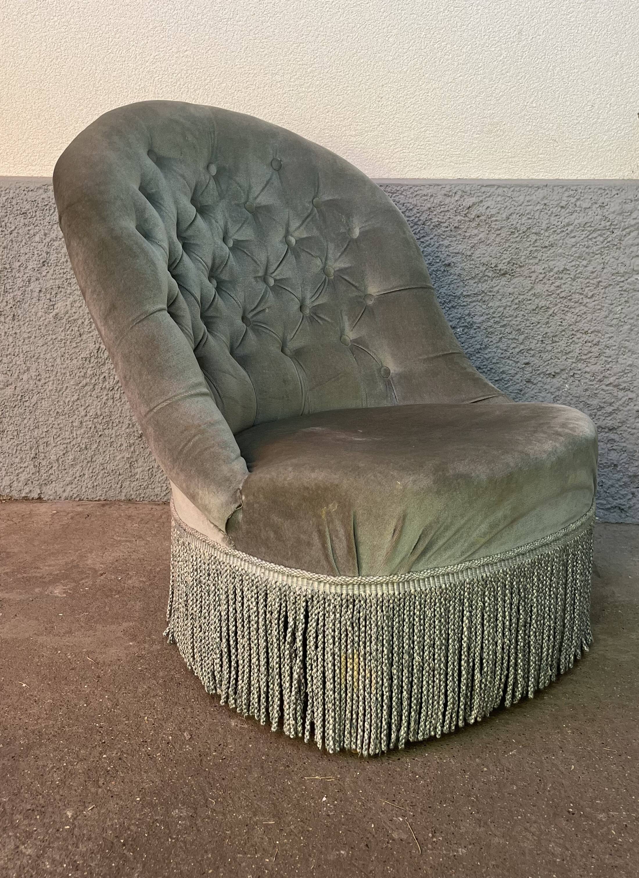 Fauteuil crapaud